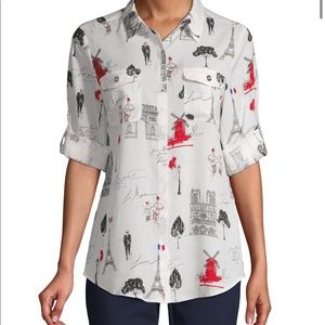 BNWT✨Nordstrom Paris Blouse - Medium